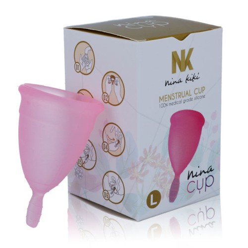 Nina Cup Eco-Friendly Menstrual Cup in Pink
