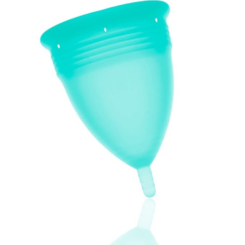 Aquamarine Silicone Menstrual Cup FDA Size L