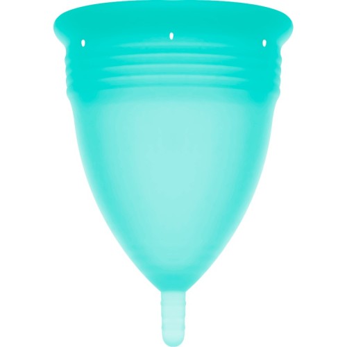 Aquamarine Silicone Menstrual Cup FDA Size L
