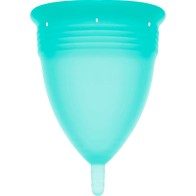 Aquamarine Silicone Menstrual Cup FDA Size L