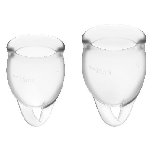 Satisfyer Feel Confident Menstrual Cup Kit 15 + 20 Ml