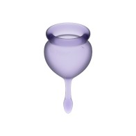 Satisfyer Feel Good Kit Menstrual Cups Lilac 15 + 20 ml