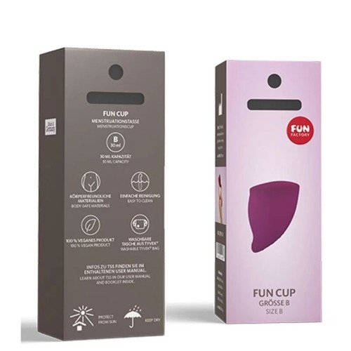 Fun Cup Size B Menstrual Cup - Grape
