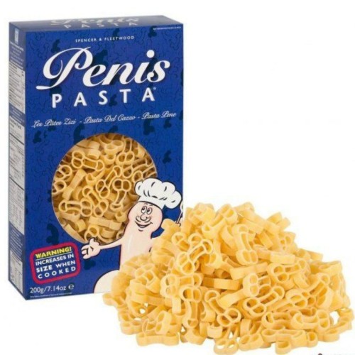 Unique Penis-Shaped Pasta 200g with Recipe