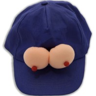 Fun Blue Cap with Breasts for Parties