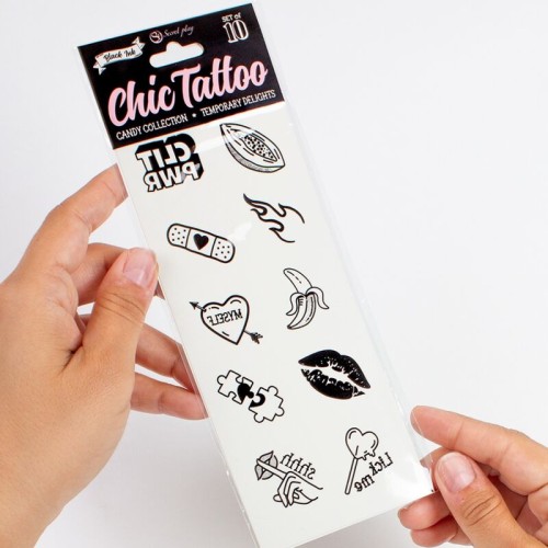 Secret Play Temporary Tattoos Candy Collection