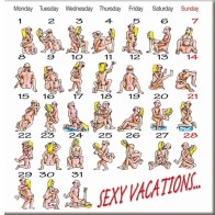 Kamasutra Magnetic Calendar for Fun Décor