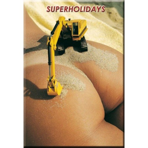 Excavator Butt Magnet - Fun Home Decor