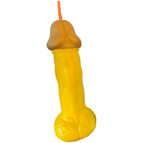 Yellow Penis Cup for Fun Parties