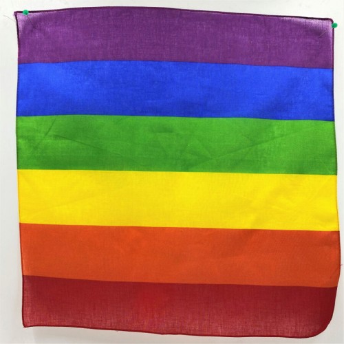 Rainbow Flag Triangle Cotton Bandana - Stylish Accessory