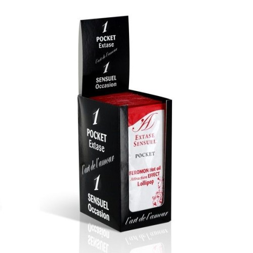 Heating Effect Pheromones Massage Oil Lollipop | Sweet Sensuality