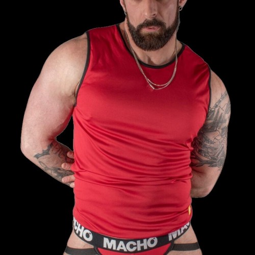 Macho Red T-shirt L/XL - Sporty Fit