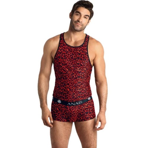 Anais Men Tribal Top XL - Bold Red Lingerie