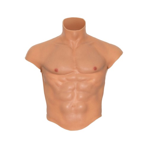 Alter Ego Male Torso Shirt with Realistic Abs