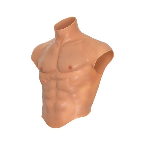 Alter Ego Male Torso Shirt with Realistic Abs