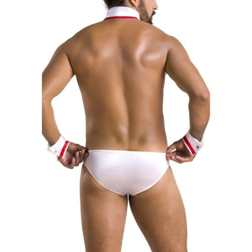 Passion 037 Gregory White Slip S/M - Comfort and Style