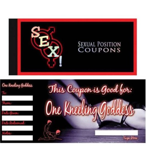 Romantic Sex Coupons for Couples