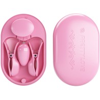 Pinzas Electro Estimulacion Rosa de Pretty Love para un Placer Intenso