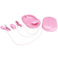 Pinzas Electro Estimulacion Rosa de Pretty Love para un Placer Intenso
