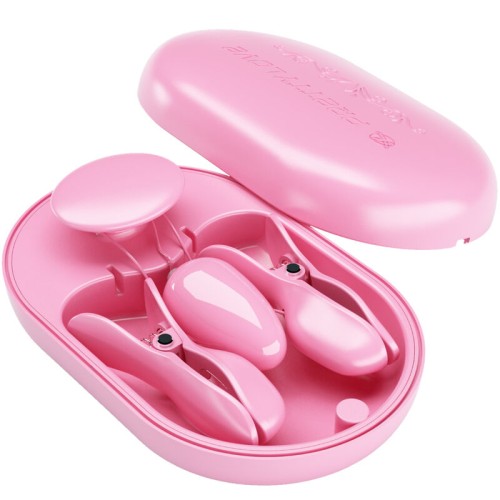 Pinzas Electro Estimulacion Rosa de Pretty Love para un Placer Intenso