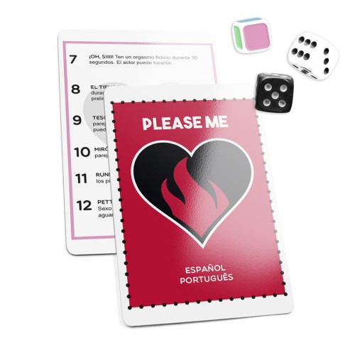 Spicy Adult Game with Cards and Dice
