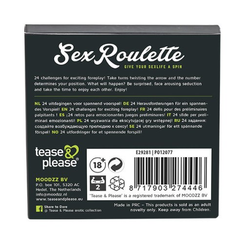 Tease & Please Sex Roulette Game