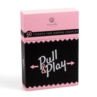 Secretplay Pull & Play Card Game Fun for Couples
