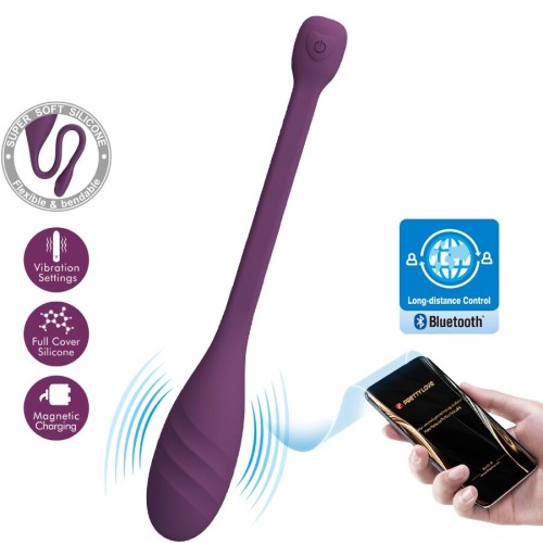 Pretty Love - Leviathan App Controlled Vibrator Purple