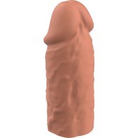 Extensión De Pene De Silicona Líquida V3 Marrón Para Placer Definitivo