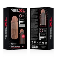Extensión De Pene De Silicona Líquida V3 Marrón Para Placer Definitivo
