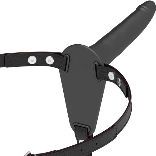 Black Silicone 15 cm Harness for Ultimate Control