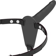 Black Silicone 15 cm Harness for Ultimate Control