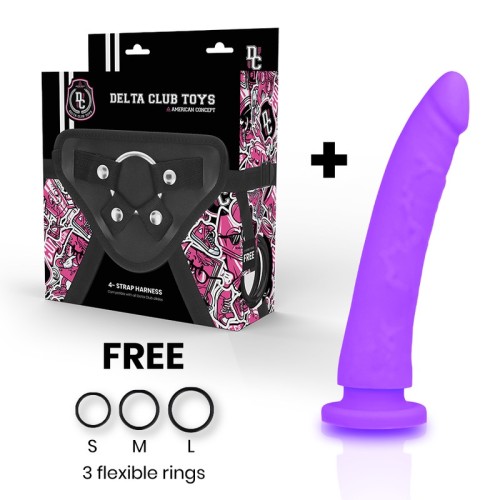 Delta Club Harness Dildo Medical Silicone