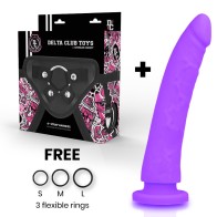 Delta Club Medical Silicone Dildo with Harness