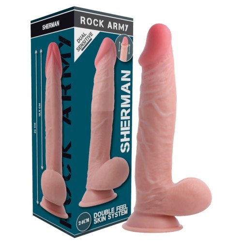 Rockarmy Harness + Sherman Dual Density Dildo