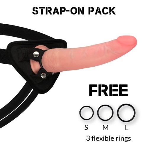Rockarmy - Dual Density Crusader Dildo with Harness 21.5 cm