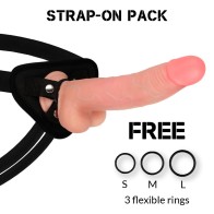 Rockarmy Harness with Realistic Dual Density Leopard Dildo