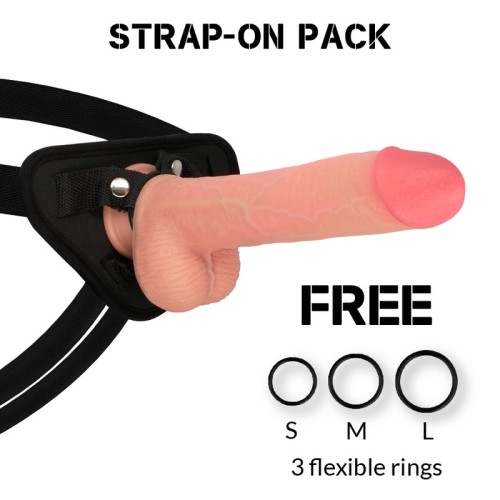 Rockarmy Harness + Liquid Silicone Dildo Kingcobra 24cm