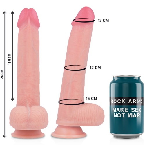 Rockarmy Harness + Liquid Silicone Dildo Kingcobra 24cm