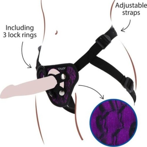 Strap-on Lace Harnés | Diversión en Juego de Roles