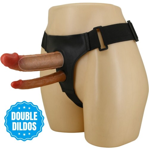 Keaven Universal Harness Briefs with Double Dildo