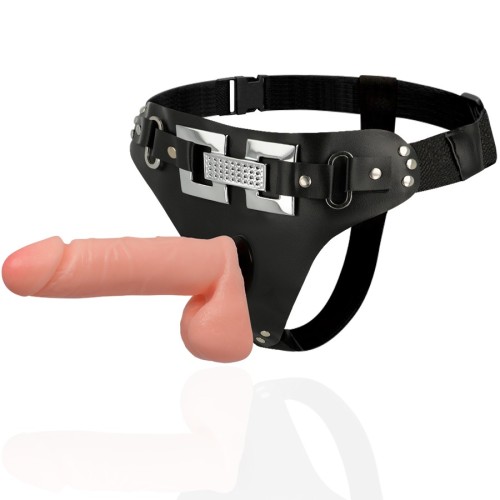 Deluxe Realistic Vibrating Harness for Fantasy Exploration