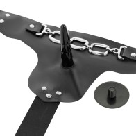 Harness George Realistic Vibrating Dildo 19 cm