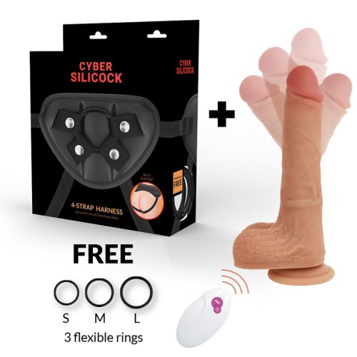 Arnés Silicona Liquida Mr Rick Control Remoto para Consoladores