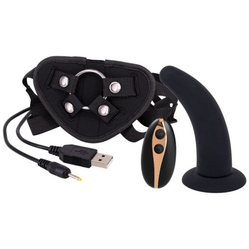 Strap On Harness with Vibrating Dildo 125 cm for Ultimate Pleasure