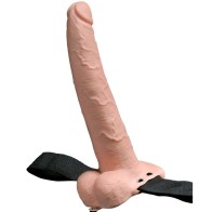 Realistic Penis Harness with Rechargeable Vibrator