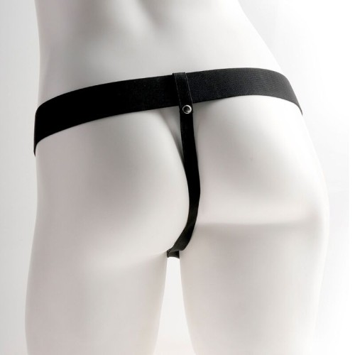 Realistic Penis Harness with Rechargeable Vibrator