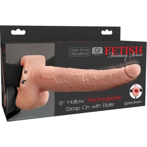 Realistic Penis Harness with Rechargeable Vibrator