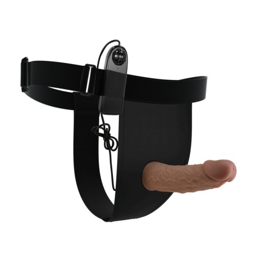 Harness Briefs and Vibrating Dildo for Ultimate Pleasure