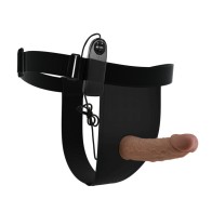 Harness Briefs and Vibrating Dildo for Ultimate Pleasure